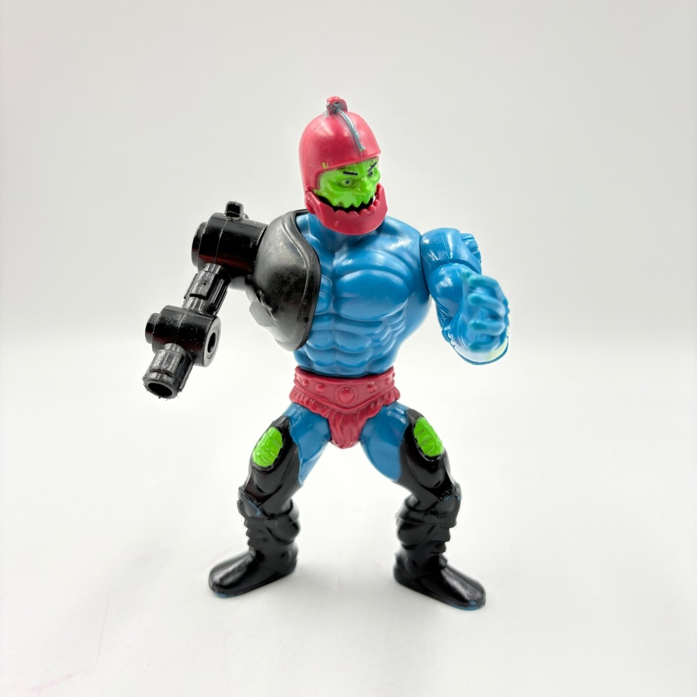 Mattel MOTU Trap Jaw Action Figure 1981 Blue Green Vintage He-Man Toy Good